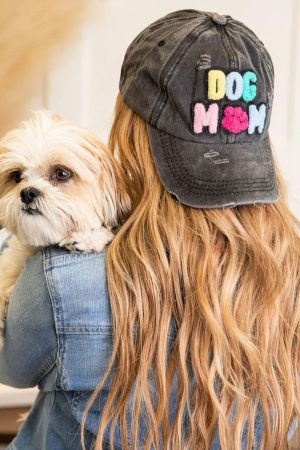 Hats & Caps |   Black DOG MAMA Baseball Cap ACCESSORIES Black