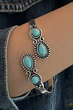 Jewelry |   Skobeloff Western Turquoise Stone Bracelet ACCESSORIES Jewelry