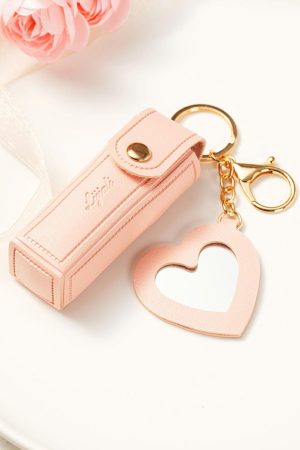 Other Accessories |   Apricot Pink Portable Lipstick Pocket Keychain ACCESSORIES Apricot Pink