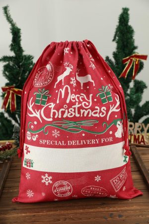 Other Accessories |   Christmas Drawstring Large Gift Bag 50*66cm ACCESSORIES Other Accessories