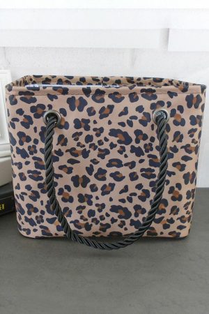 Other Accessories |   Leopard Waterproof Canvas Toiletry Bag ACCESSORIES Leopard