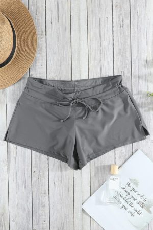 Swim Bottoms |   Grey Women Swim Boardshort Swim Bottoms Gray